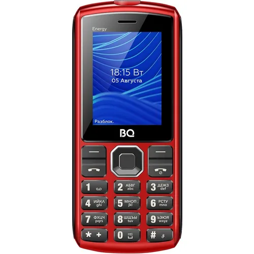 Сотовый телефон BQ Energy 2452, красный/черный