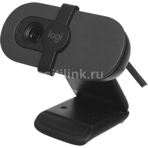 Web-камера Logitech HD Webcam Brio 100, черный [960-001587]
