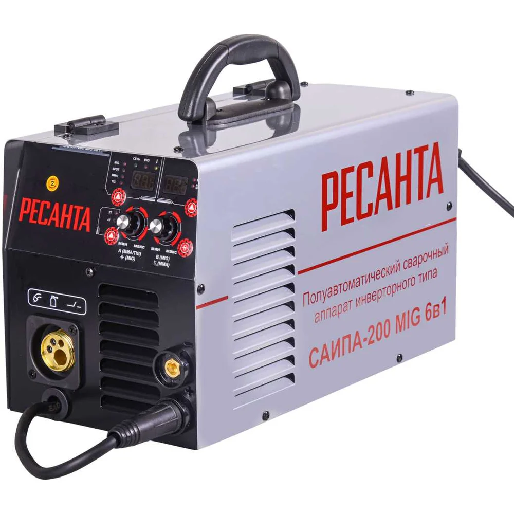 Полуавтоматический инверторный сварочный аппарат Ресанта САИПА 200 65/9