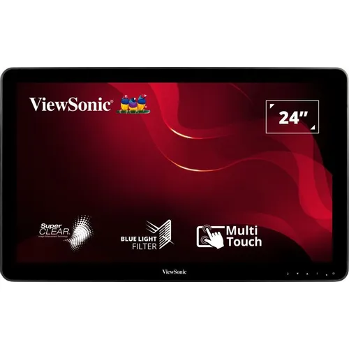 23.6" Монитор ViewSonic TD2430, 1920x1080, VA, 75Гц, 1хHDMI, 1хDP, черный