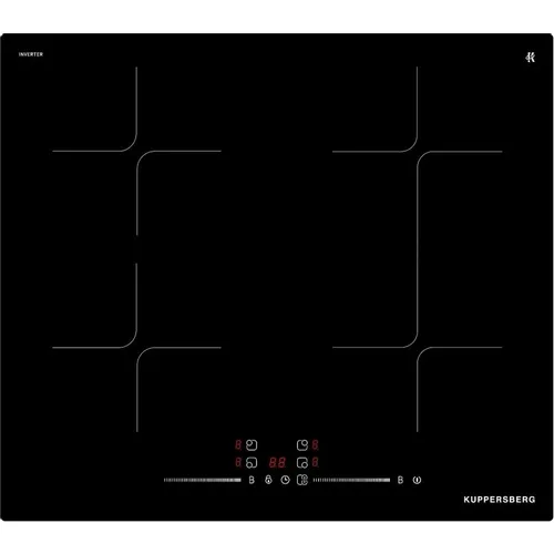 Индукционная варочная поверхность KUPPERSBERG ICI 615, конфорок: 4 шт., стеклокерамика, независимая, черный