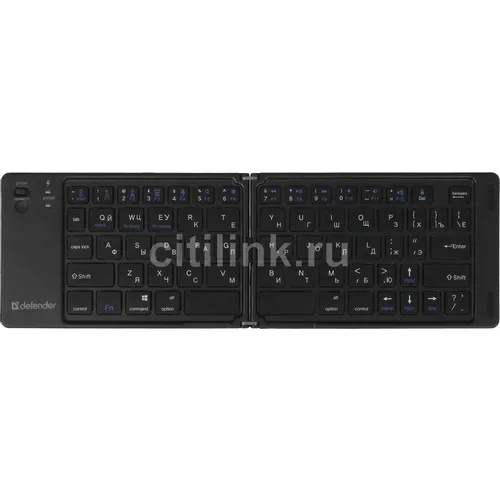 Клавиатура Defender Enigma SB-094, беспроводная, USB, Bluetooth, мембранная, черный [45094]