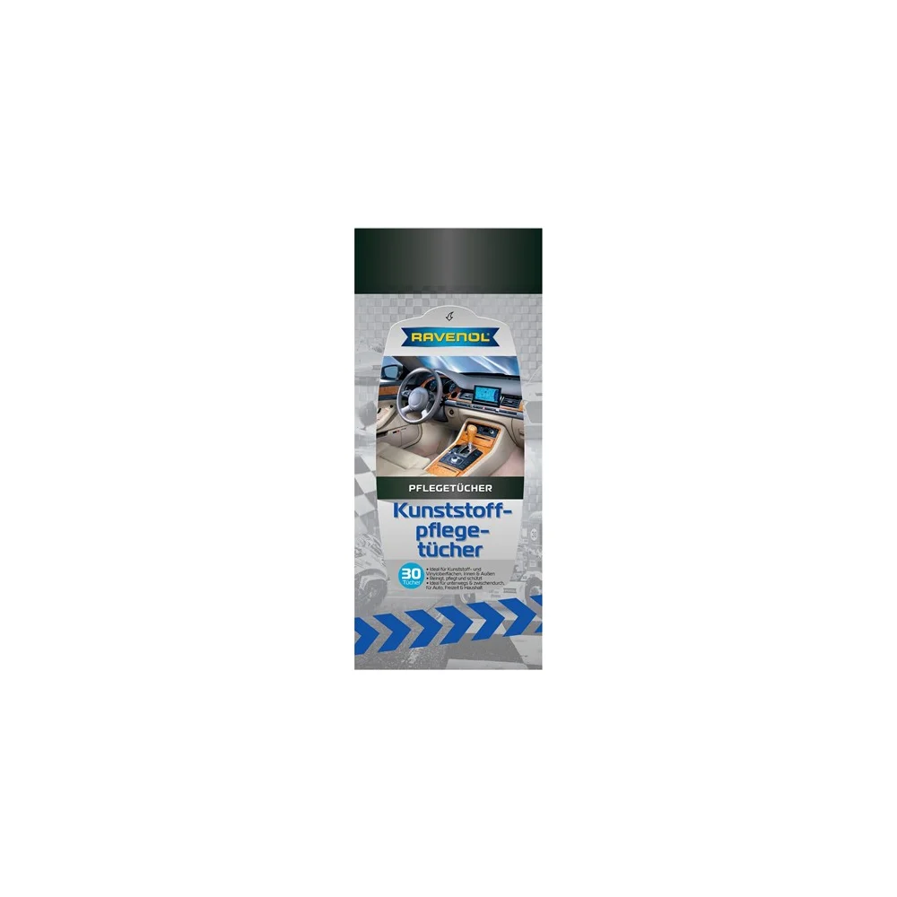 Влажные салфетки для ухода за интерьером автомобиля RAVENOL 1360701-001-02-000