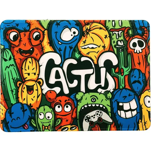 Коврик для мыши Cactus Colorful Cacti ткань, 400х300х3мм [cs-mp-pro07xl]