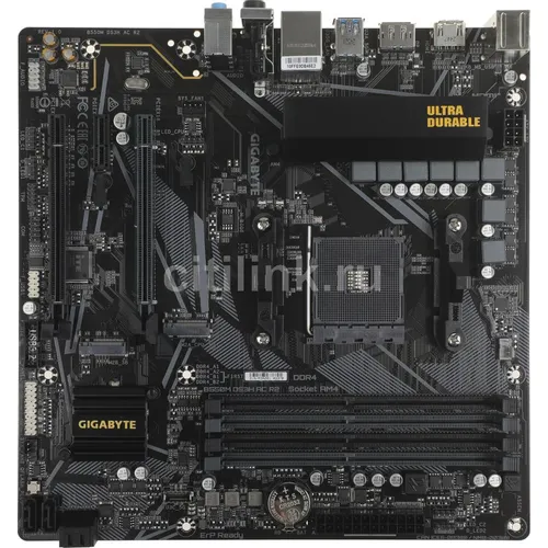 Материнская плата Gigabyte B550M DS3H AC R2, Socket AM4, AMD B550, mATX, Ret