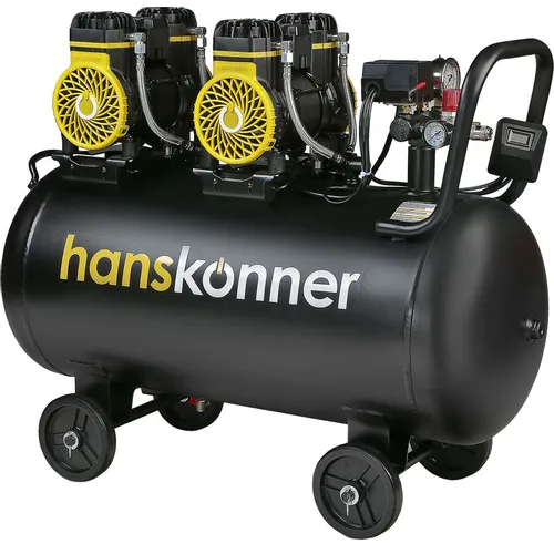 Компрессор поршневой HANSKONNER HAC1002 безмасляный