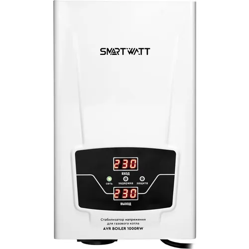 Стабилизатор напряжения SMARTWATT AVR Boiler 1000RW белый [4512020020003]