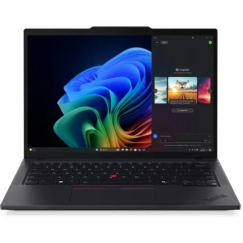 Ноутбук Lenovo ThinkPad T14 G6, 14", 2025, IPS, Intel Core Ultra 5 225U 1.5ГГц, 12-ядерный, 16ГБ DDR5, 512ГБ SSD, Intel Graphics, без операционной системы, черный [21qc006cfw]