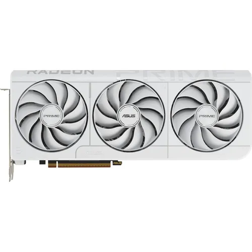Видеокарта ASUS AMD Radeon RX 9070XT PRIME-RX9070XT-O16GWHITE 16ГБ PRIME, GDDR6, OC, Ret