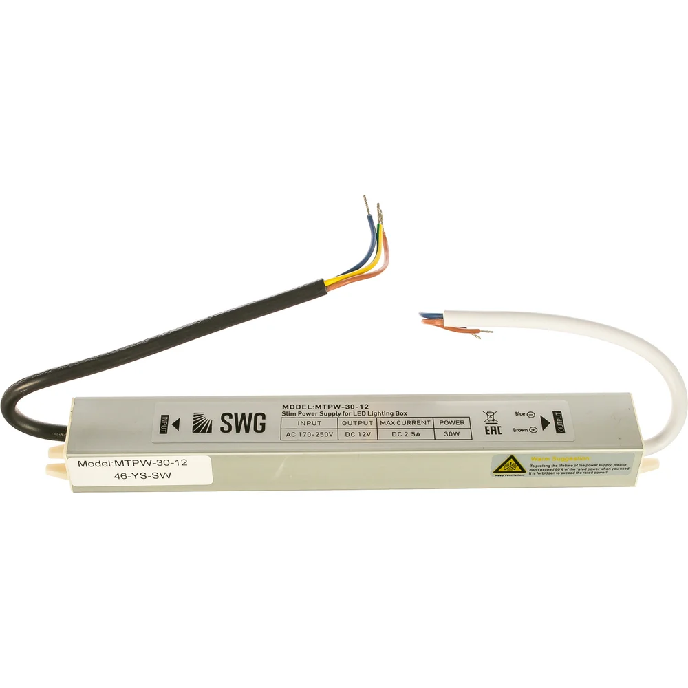 Влагозащитный блок питания SWG MTPW-30-12 00-00005626