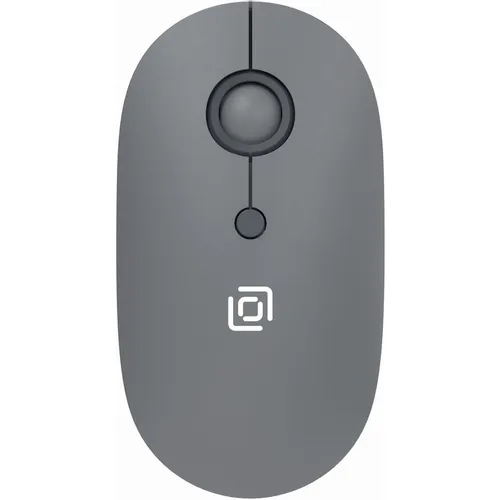 Мышь беспроводная Oklick 408MW, радио, оптическая, 1600dpi, графитовый [2007533]