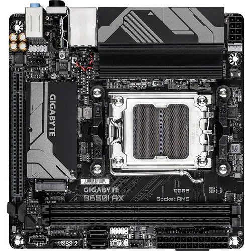 Материнская плата Gigabyte B650I AX, Socket AM5, AMD B650, mini-ITX, Ret