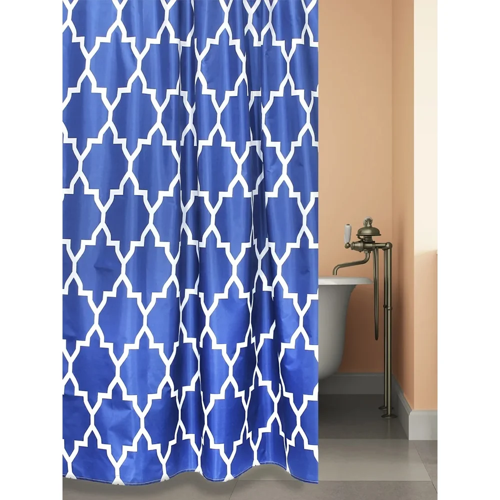 Штора для ванной комнаты Bath Plus Net Navy blue ch15182