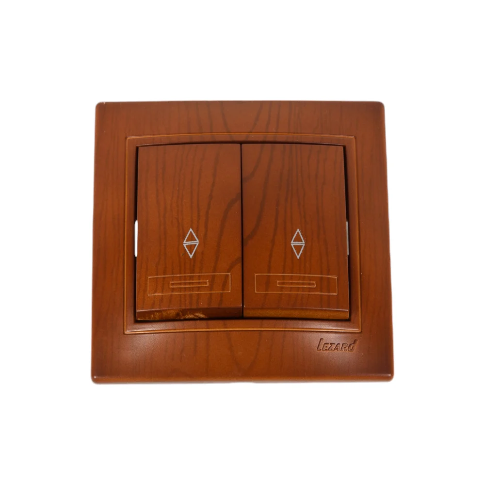Проходной двойной выключатель Lezard MIRA 701-0801-106