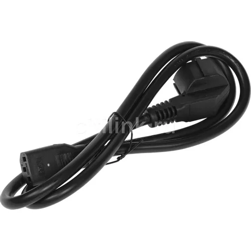 Шнур питания ITK (PC-C13D-1M) C13-Schuko проводник.:3x1.5мм2 1м 230В 10А (упак.:1шт) черный