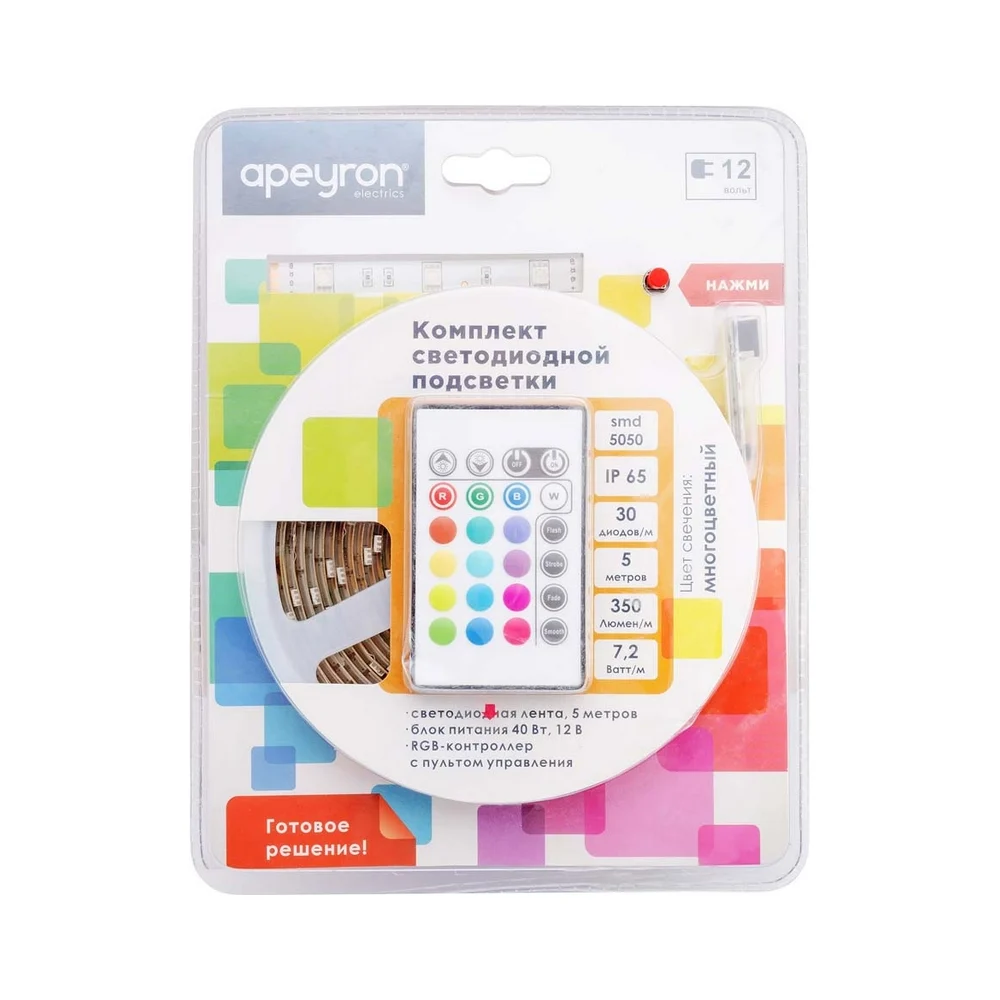 Светодиодная лента Apeyron 10-03