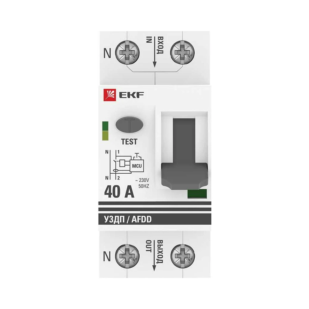 Устройство защиты от дугового пробоя EKF PROxima afdd-2-40-pro