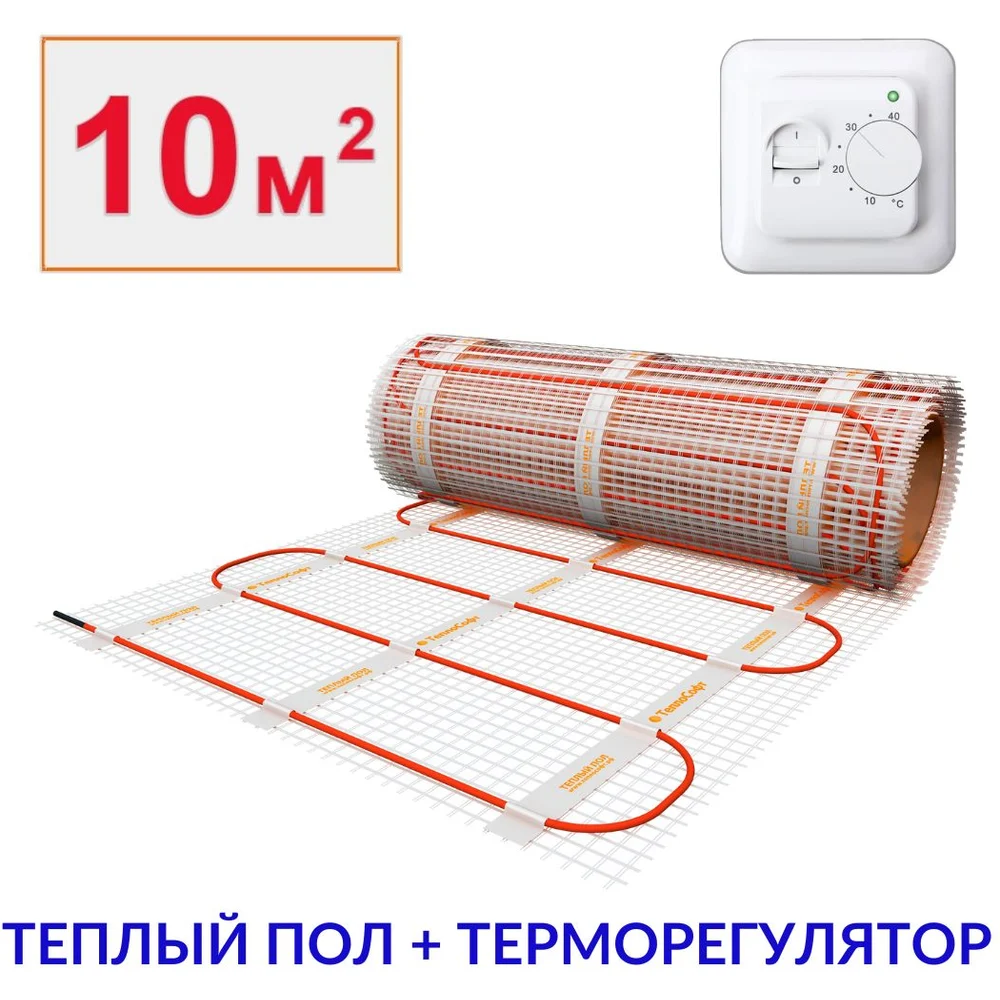 Электрический теплый пол под плитку ТеплоСофт 101500/22