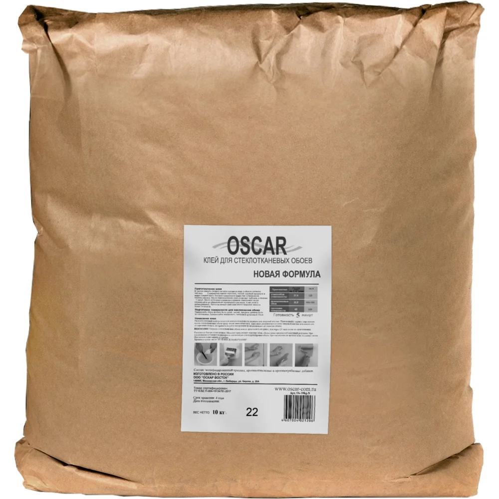 Сухой клей для стеклообоев Oscar Os-10kg-N