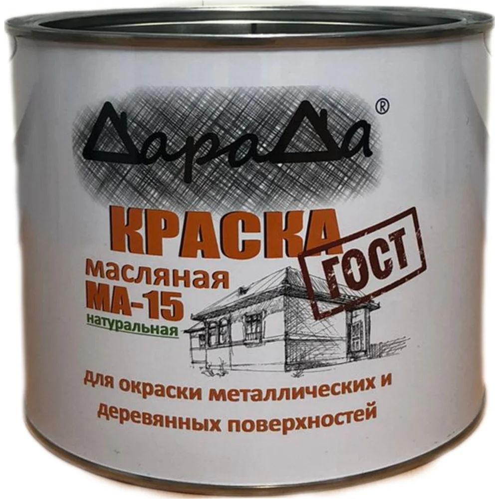 Масляная краска ДараДа МА-15 DMA15SG18