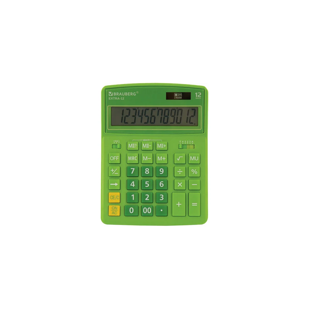 Настольный калькулятор BRAUBERG EXTRA-12-DG 250483