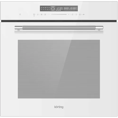 Духовой шкаф электрический Korting OKB 1351 S GSCW, 72л, дверца с 3 стеклами, белый