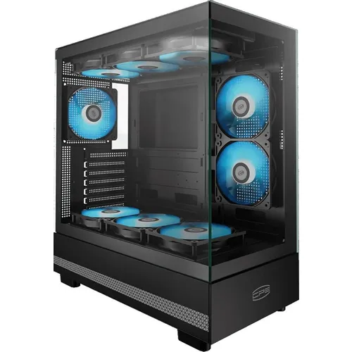 Корпус ATX PCCOOLER C3Q500, Midi-Tower, без БП, черный [c3q500bkd000-gl]