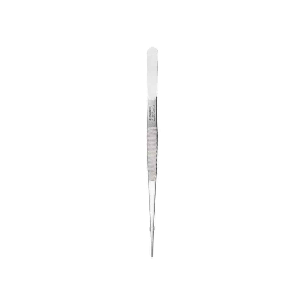 Прямой рифленый пинцет REXANT 250 мм 12-0369