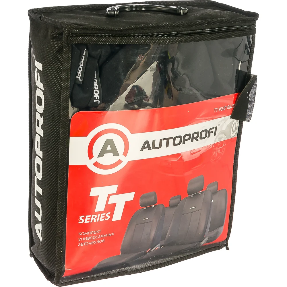 Автомобильные чехлы AUTOPROFI TT TT-902P BK/BK