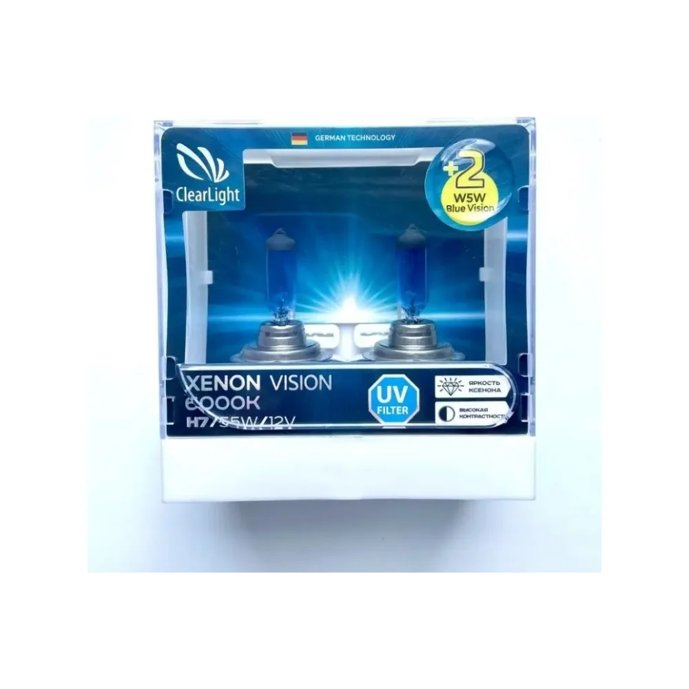 Комплект ламп Clearlight MLH7XV+W5W