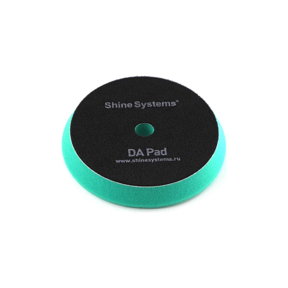 Экстра твердый полировальный круг Shine systems DA Foam Pad Green SS556