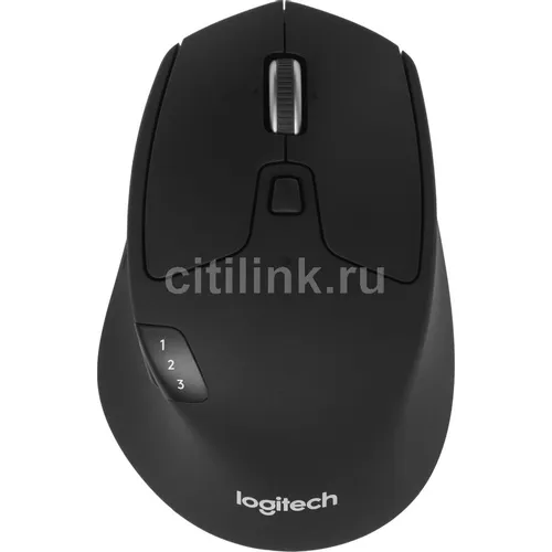 Мышь беспроводная Logitech M720 Triathlon, Bluetooth/Радио, оптическая, USB, 1000dpi, черный [910-004794]