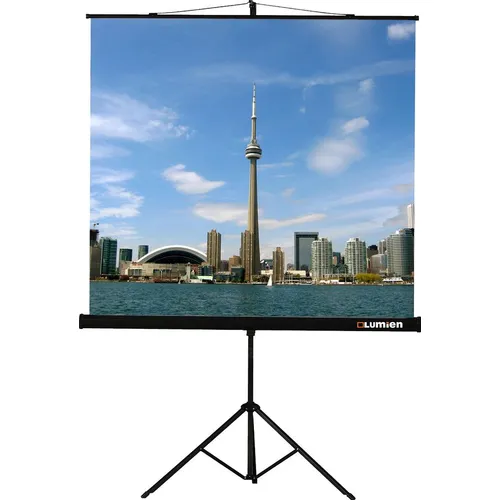 Экран Lumien Eco View LEV-100109, 220х220 см, 1:1, напольный
