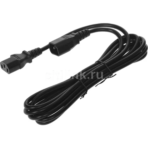 Шнур питания Lanmaster (LAN-PP13/14-3.0-BK) 3м