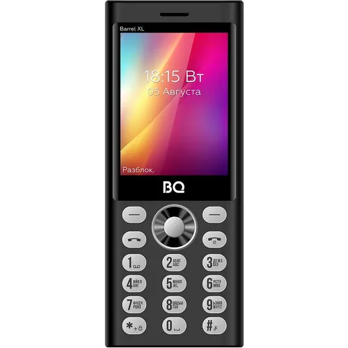 Сотовый телефон BQ Barrel XL 2832, черный/серебристый