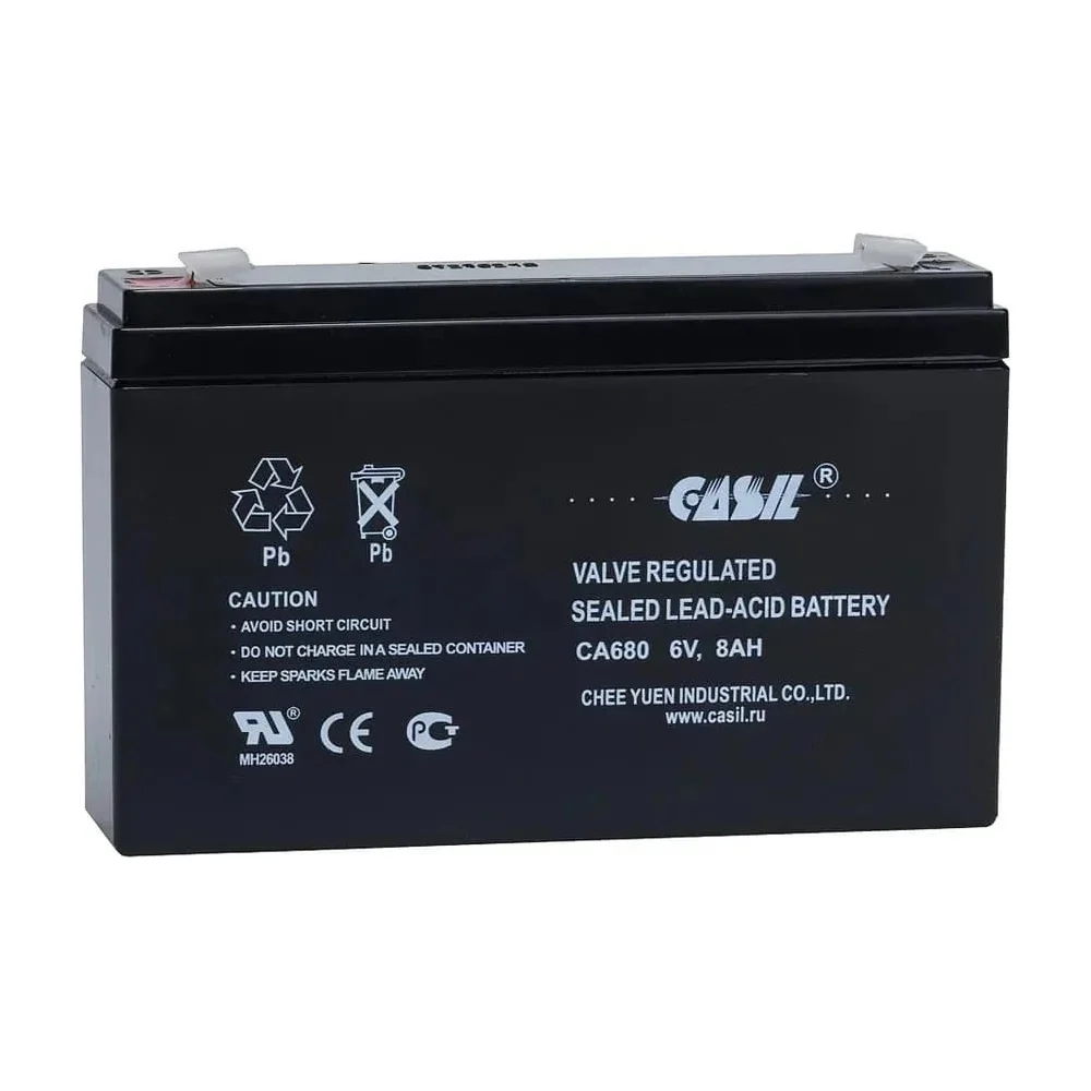 Аккумуляторная батарея CASIL CA680 (6 В / 8 Ач) 10601915