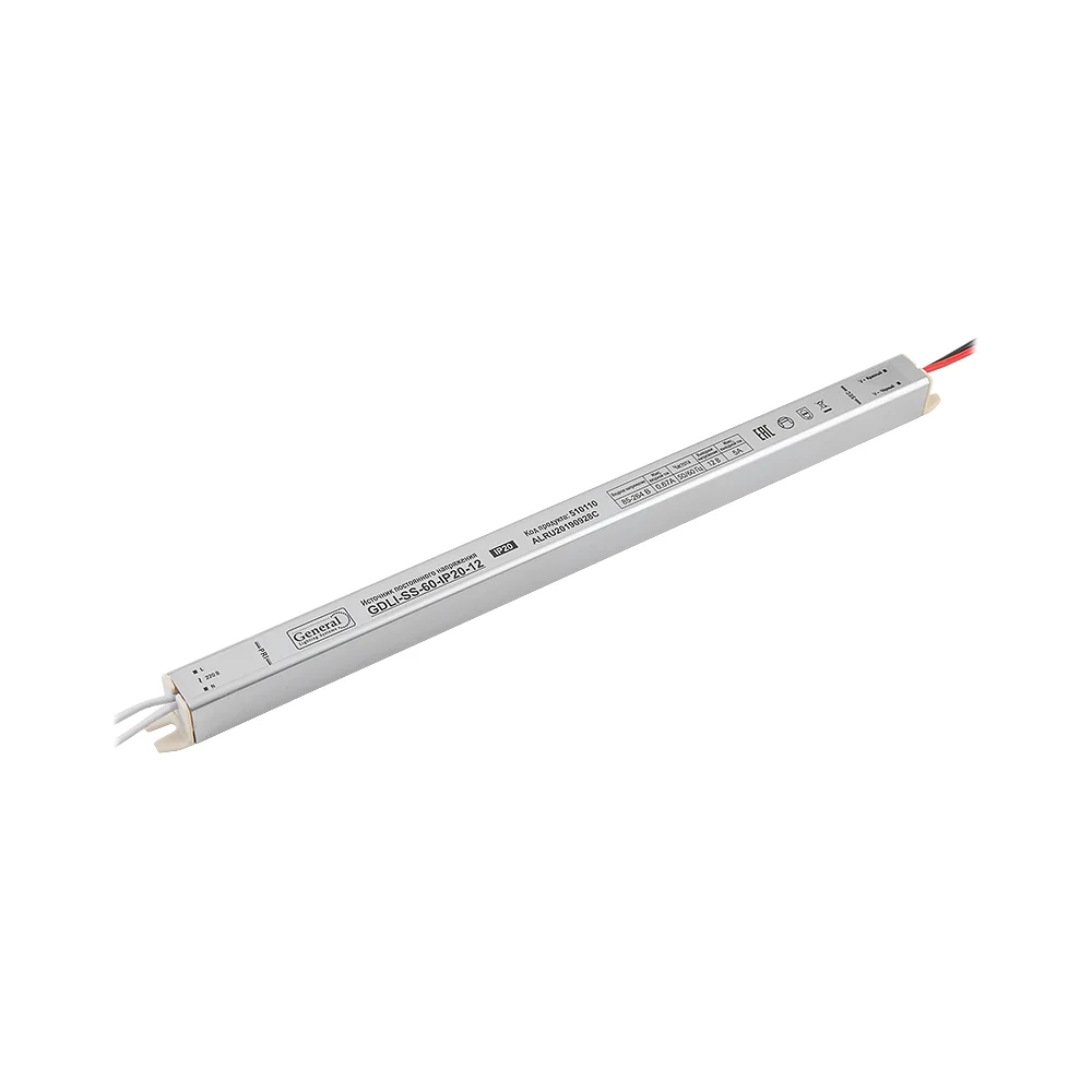 Светодиодный драйвер для лайтбокса General Lighting Systems GDLI-SS-60-IP20-12 510110