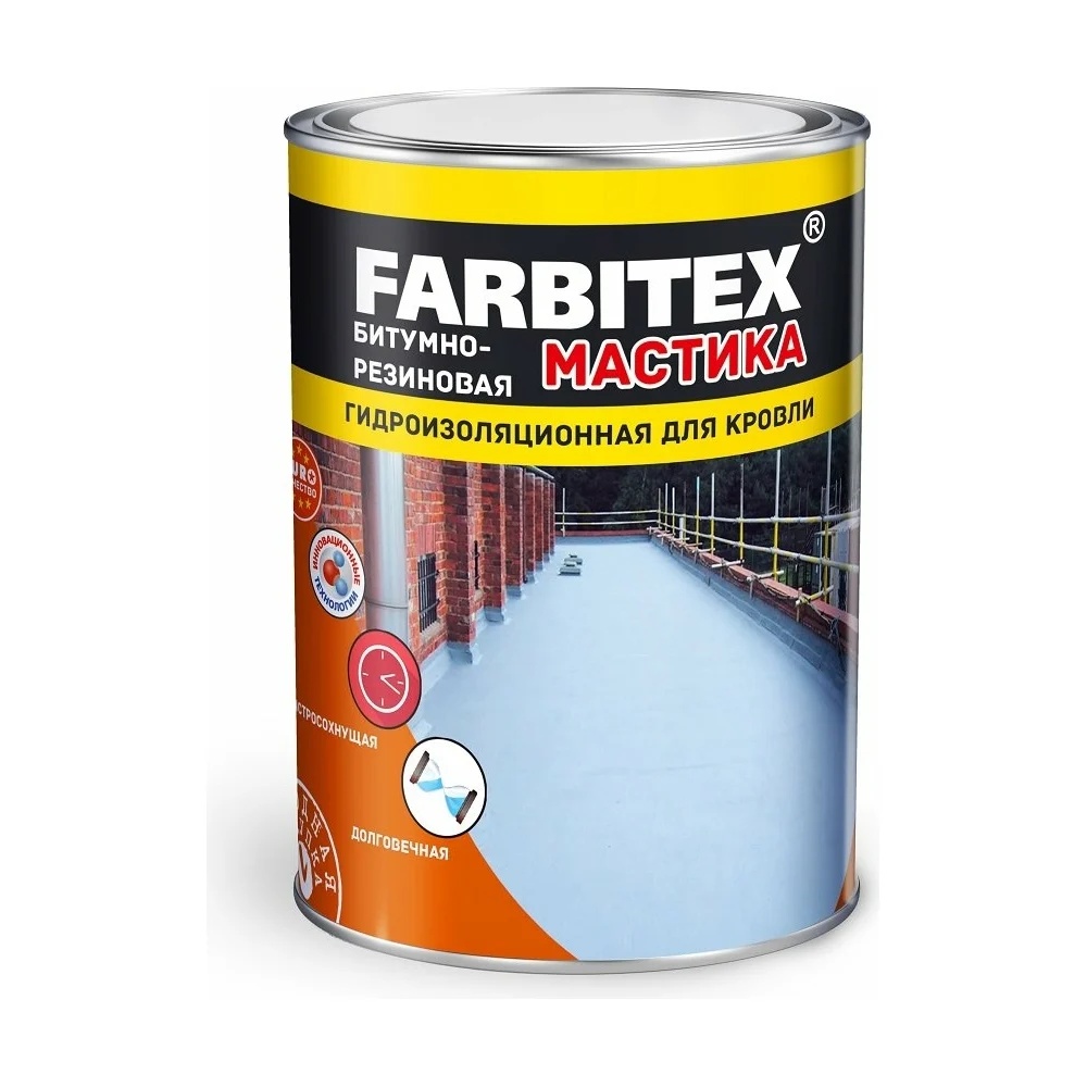 Битумно-резиновая мастика Farbitex 4300003457