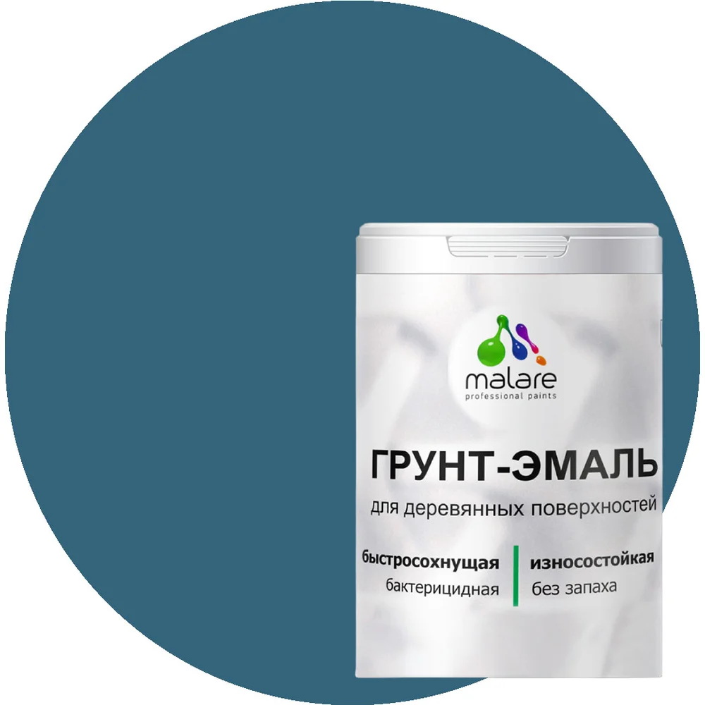 Матовая грунт-эмаль для деревянных поверхностей MALARE 2036767763368