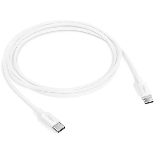 Кабель TTEC 2DK36B, USB Type-C (m) - USB Type-C (m), 1.2м, 3A, белый