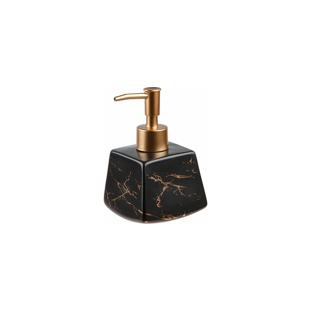 Дозатор для жидкого мыла PERFECTO LINEA черный Elegance 35-185131