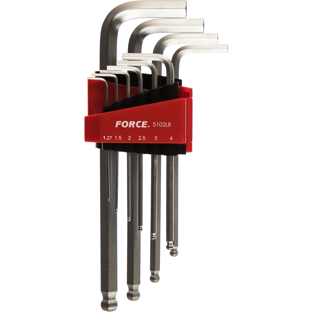 Набор шестигранников FORCE 5102LB