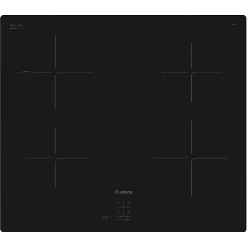 Индукционная варочная поверхность Bosch Serie 2 PUG61KAA5E, конфорок: 4 шт., стеклокерамика, независимая, черный