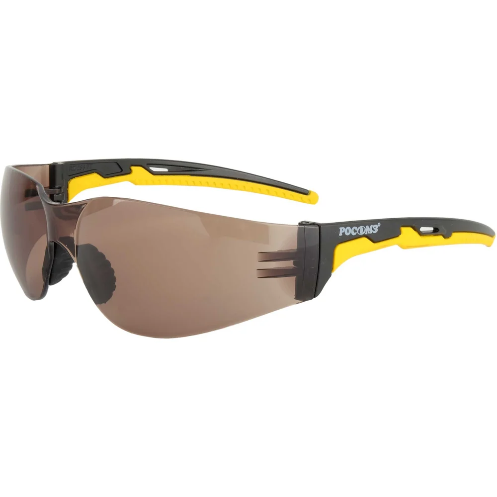 Защитные открытые очки РОСОМЗ о15 hammer active strong glass коричневые 11501-5