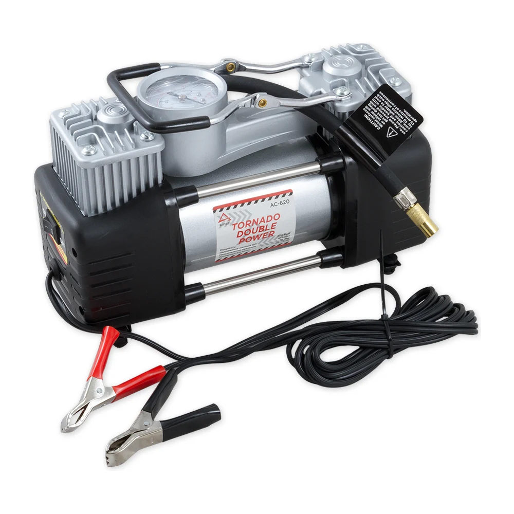 Двухцилиндровый автомобильный компрессор Arnezi TORNADO AC620 DOUBLE POWER
