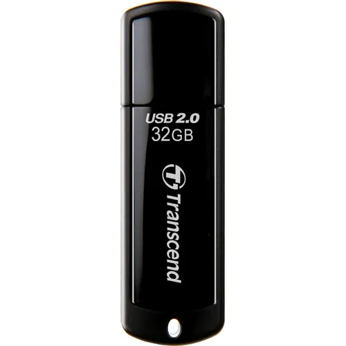 Флешка USB Transcend Jetflash 350 32ГБ, USB2.0, черный [ts32gjf350]