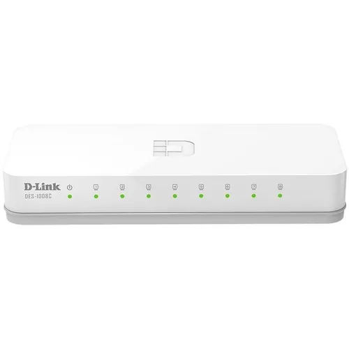 Коммутатор D-Link DES-1008C/B1A, неуправляемый