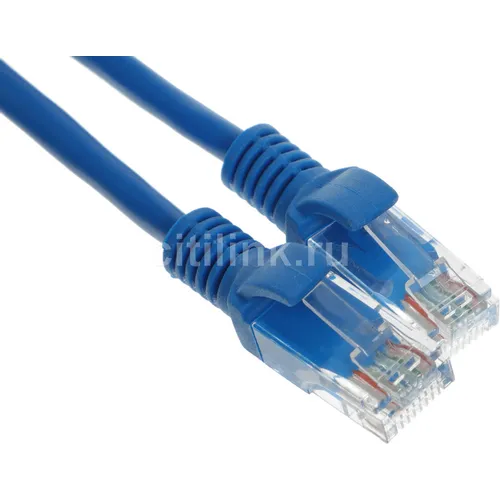 Патч-корд PREMIER PP12-1.5M/B литой (molded), UTP, кат.5E, 1.5м, 4 пары, 26AWG, алюминий омедненный, многожильный, синий
