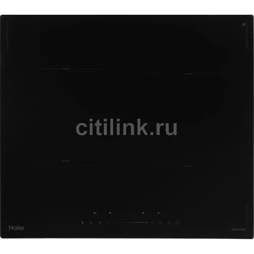 Индукционная варочная поверхность HAIER HHY-Y64TVAB, конфорок: 4 шт., стеклокерамика, независимая, черный