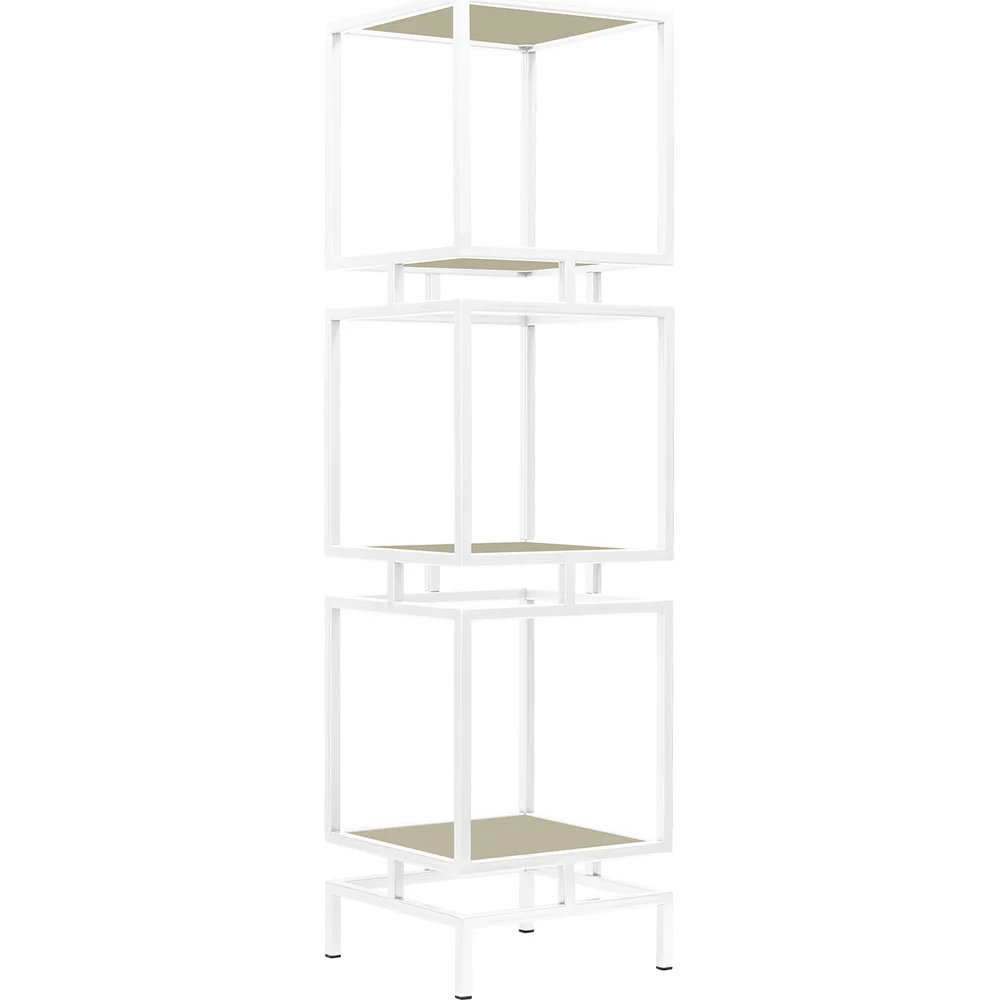 Стеллаж GreenWeen CUBIC-3 GW-CUBIC-3-W-LD-GS